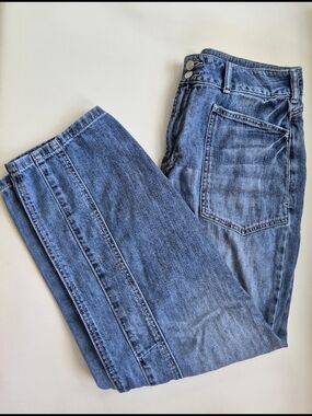 Pilcro The Wanderer Jeans Women’s Size 30 Medium Wash Utility Straight Leg